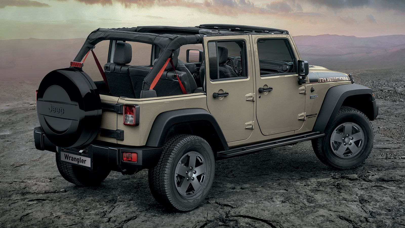 Στηρίζεται στο υπάρχον Wrangler Rubicon και ξεχωρίζει από αυτό μέσω των τροχών των 18 ιντσών απόχρωσης Low Gloss Granite Crystal, αλλά και της οροφής 